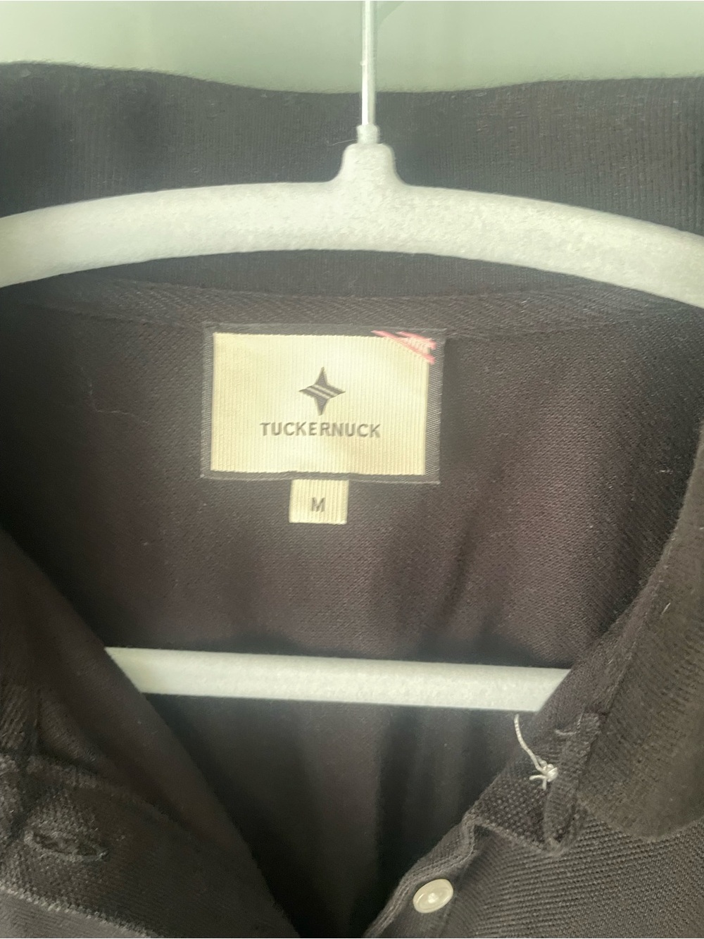 NWOT Tuckernuck Black Polo Shirt Dress with Collar - Picture 4 of 5